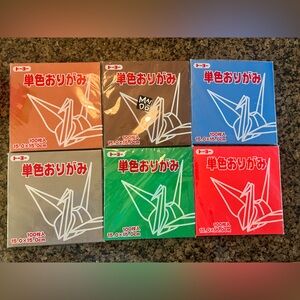 Toya Origami Paper from Japan. New- 6 packs